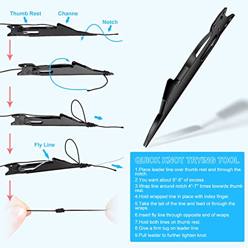 Fishing Knot Tying Tool - Quick and Easy Nail Knot Tyer