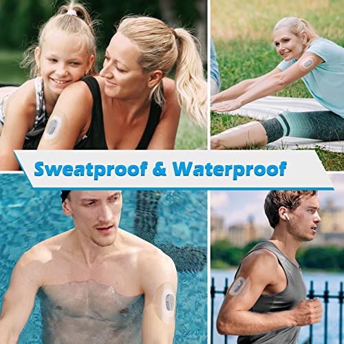 36 Pack Waterproof G6 Adhesive Patches - Transparent Over Patches