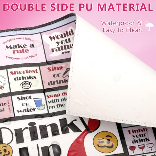 Adult Party Game Drinking Board Game - Waterproof Leather Mat