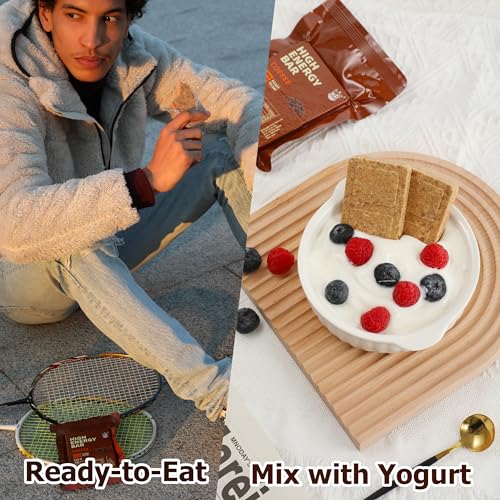 Emergency Food Ration Bars -12 Count Coffee Flavor Compressed Biscuit Survival Tabs, Food Rations Supply for Outdoor Camping Hiking Snowstorm Earthquake Disaster, 20 years Shelf Life