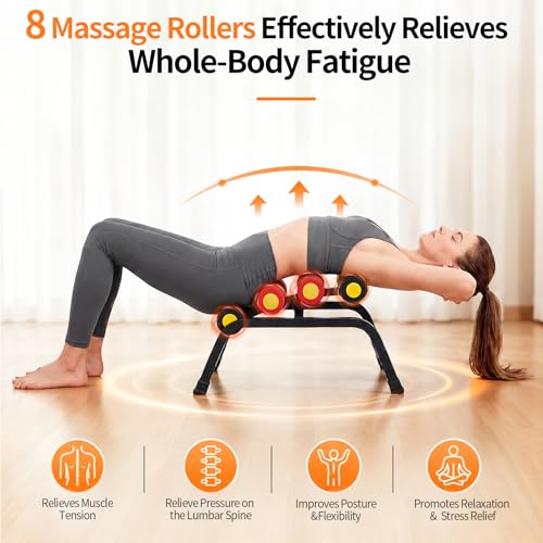Mini Inversion Table for Back Pain Relief - Red