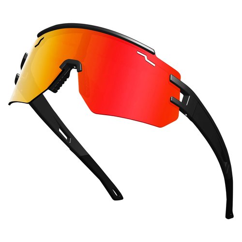 VEWOE Cycling Sunglasses Polarized Baseball Glasses for Men Women, UV400 Sports Sunglasses Softball Running Biking MTB