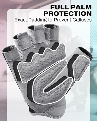 Breathable Weight Lifting Gloves for Men & Women - Extra Grip & Cushion