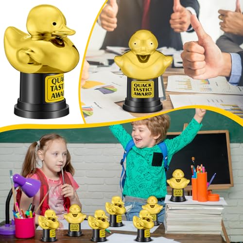 Duck Trophy Award - 6 Inch Tall Plastic MVP for Celebrations