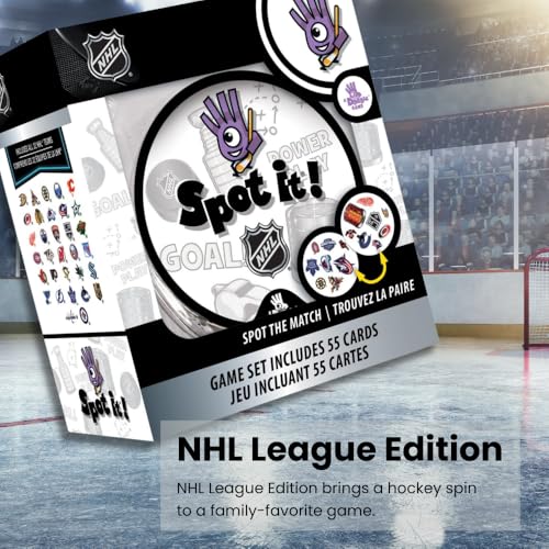 Spot It! NHL Card Game - Unisex-Teen - League Edition