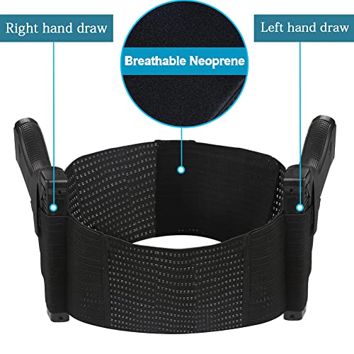 Belly Band Holster for Concealed Carry - Fits 37.4" to 51.2" Waist