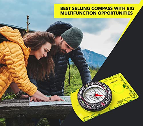 Advanced Orienteering Compass for Hiking and Camping - Lightweight Survival Tool