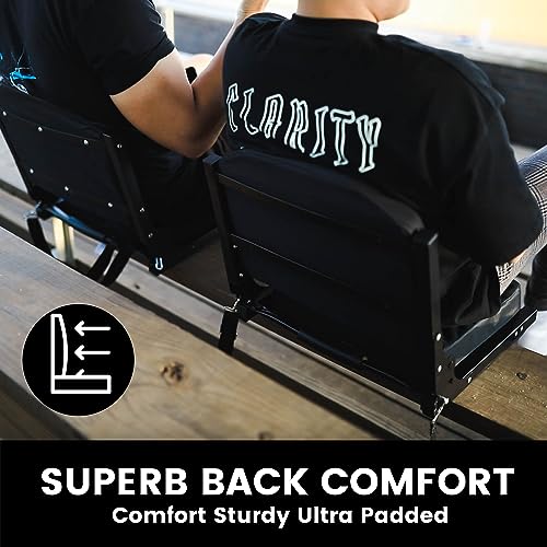 Portable Stadium Seats with Ultra Padded Back Support