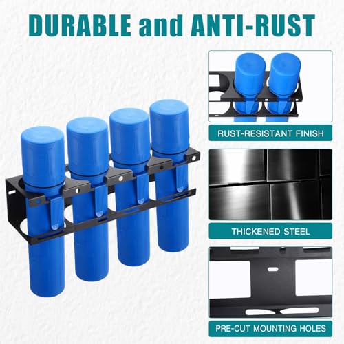 Blulu Welding Rods Holder Storage Tubes Rack Stick Welding Filler Rod Tubes Organizer Tool Wall Mount Container for Shed Garage Pegboard Workshop Home