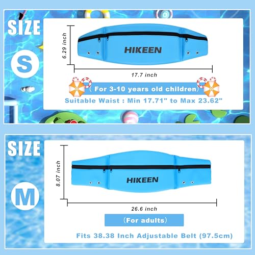 Swim Belt for Adults & Kids - Water Aerobics Equipment - Blue