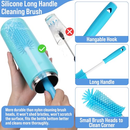 Water Bottle Cleaner Brush Set - 5 Piece Kit for Owala & More