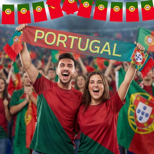 Spain Soccer Scarf - Double Sided Polyester - Portugal Variant