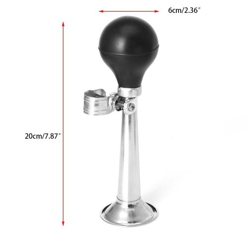 JAGTRADE Bicycle Bike Cycling Retro Metal Air Horn Hooter Bell Bugle Trumpet Honking Bulb