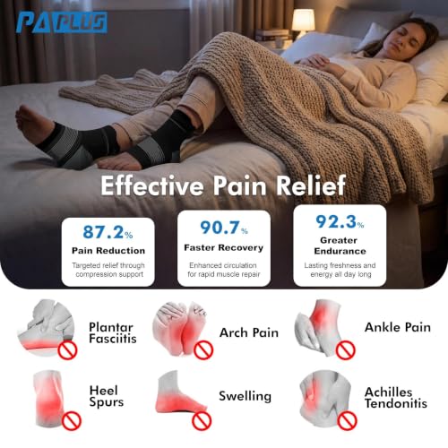 Compression Socks for Plantar Fasciitis Relief - Open Toe Ankle Brace