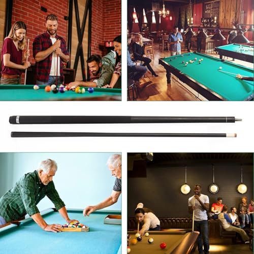 58" Fiberglass Graphite Composite Pool Cue Stick - Matte Black, 21oz