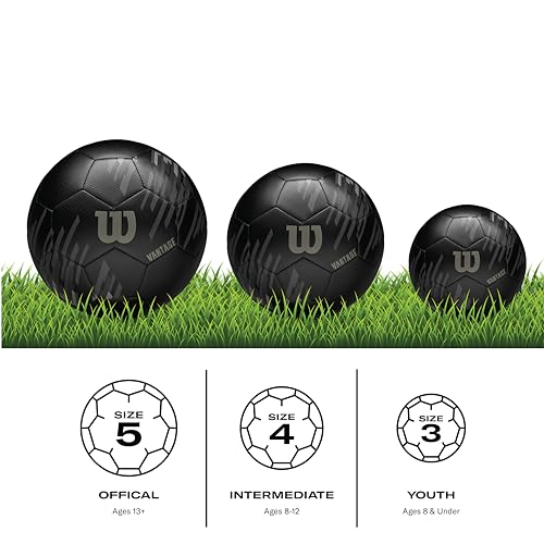NCAA Vantage Soccer Ball - Size 4, Black
