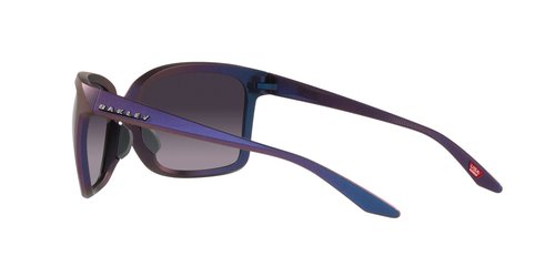 Oakley Womens OO9230 Wildrye Butterfly Sunglasses, Matte Cyan/Purple Colorshift/Prizm Grey Gradient, 61 mm