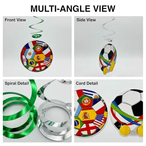 30-Pack Soccer Party Decorations - Football Theme Supplies