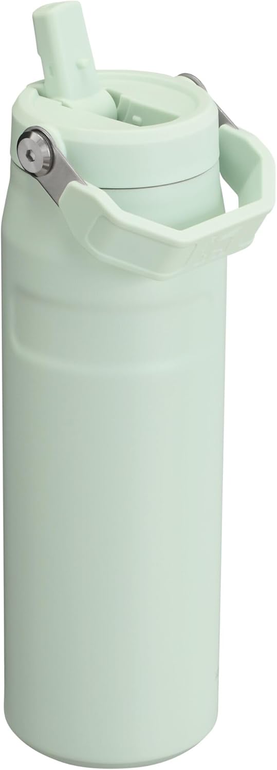 Stanley IceFlow Flip Straw 2.0 Water Bottle - 24 OZ Insulated Stainless Steel | Lightweight & Leak-Resistant | BPA-Free | Mist Color