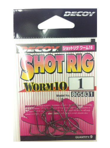 Decoy Worm 10 Shot Rig - Size #1, 9 Pieces