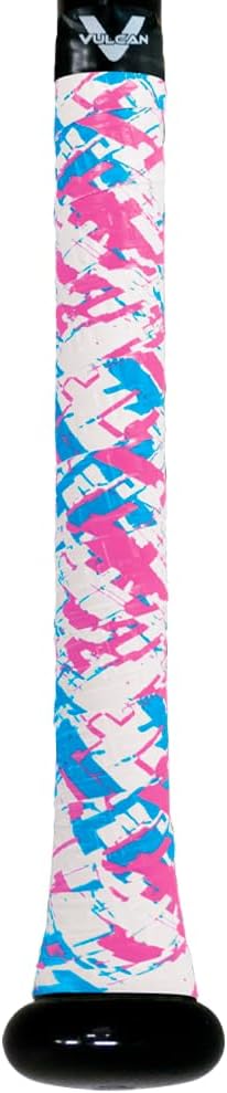 Vulcan Bat Grip - 0.50mm, 1.00mm, 1.75mm | Premium Baseball/Softball Grip | Multiple Colors Available