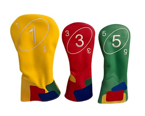 Apothos Golf, Golf Headcovers (1 Yellow Headcover, 1, Count)
