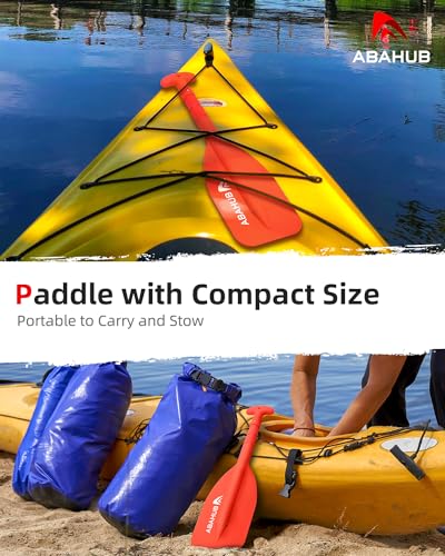Telescoping Emergency Paddle 21''-42'' - Orange, Floatable Canoe & Kayak Accessory