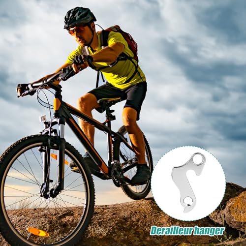 Aluminum Alloy Rear Derailleur Hanger with Screws - Bike Tail Hook
