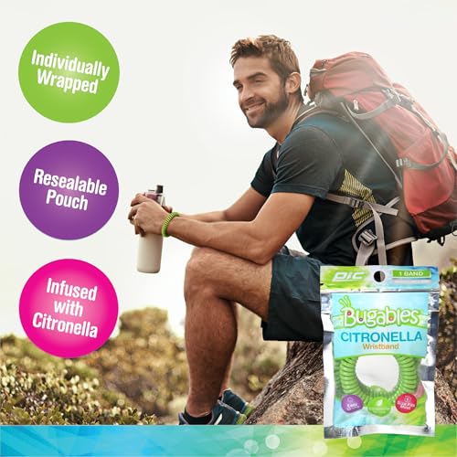 Citronella Coil Wristband - Outdoor Insect Repellent - 1 Pack