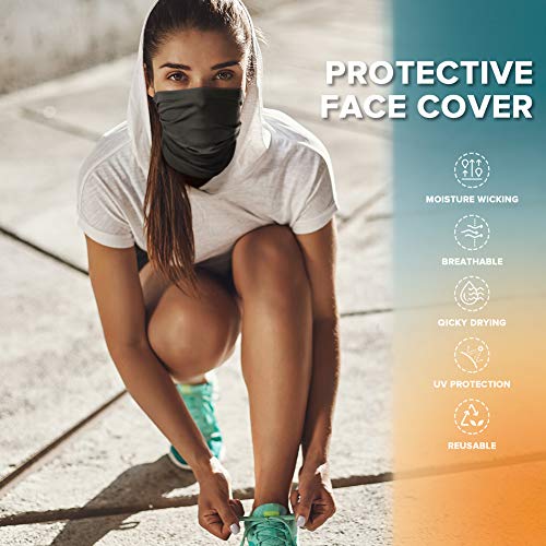 Neck Gaiter Face Mask Scarf - UV Protection Tube - Army Green