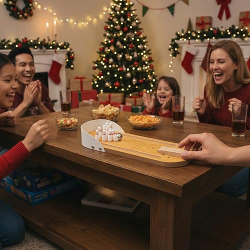 Mini Bowling Game Set for Kids - Desktop Family Fun & Stress Relief
