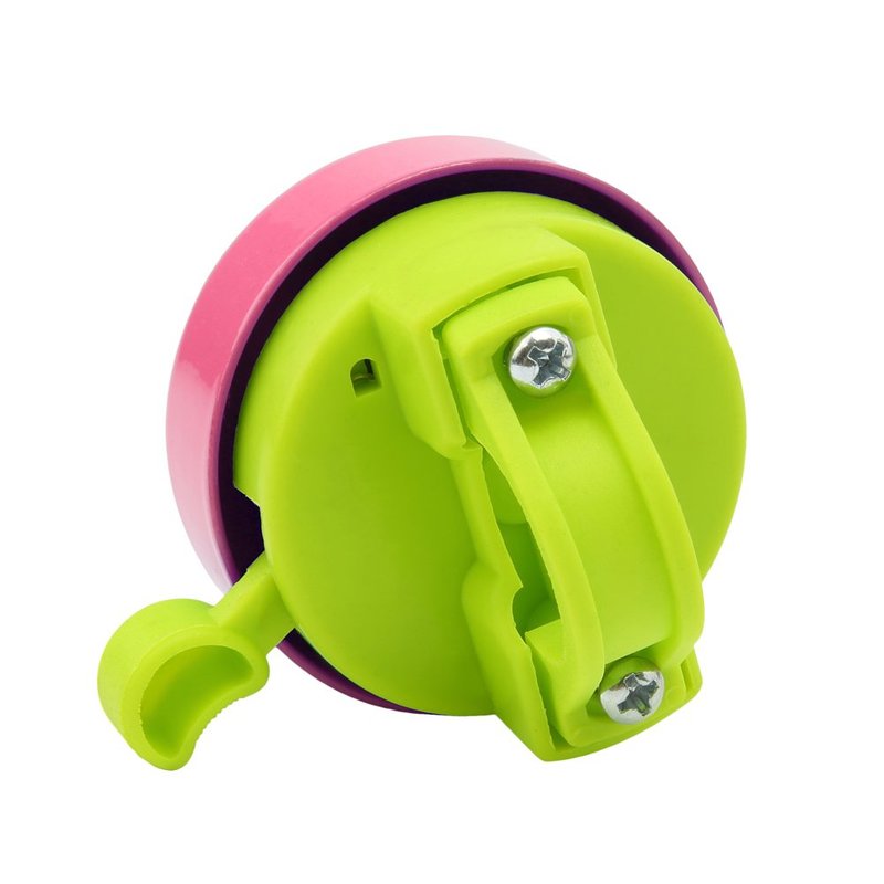 Paliston Kid's Bike Bell, Bicycle Bell for Girls, Bike Horn, Toddler Bike Bells (Pink & Purple)