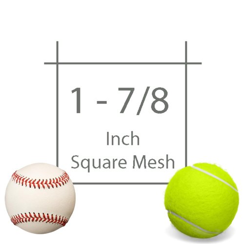 JFN Netting Repair Kit for #42 Nylon 1-7/8", Black Baseball Net