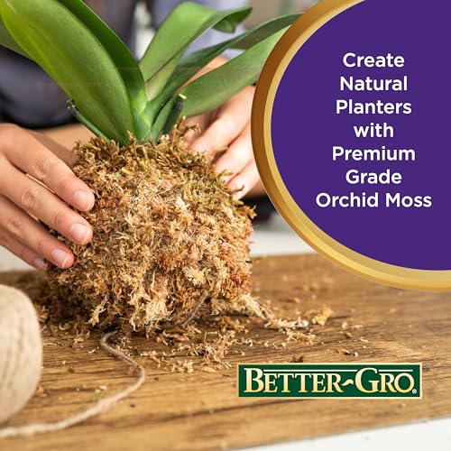 Premium Grade Sphagnum Moss for Orchids & Plants - 190 cu in