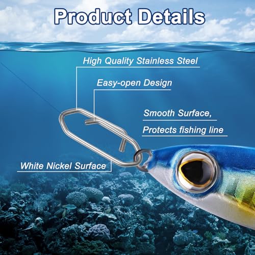 Fishing Power Clips, Speed Clips for Lure Quick Change