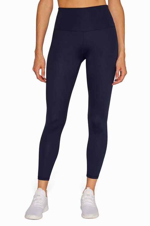 Zobha Women's Easy Contender Delux High Waist Ankle Legging, Peacoat, Large