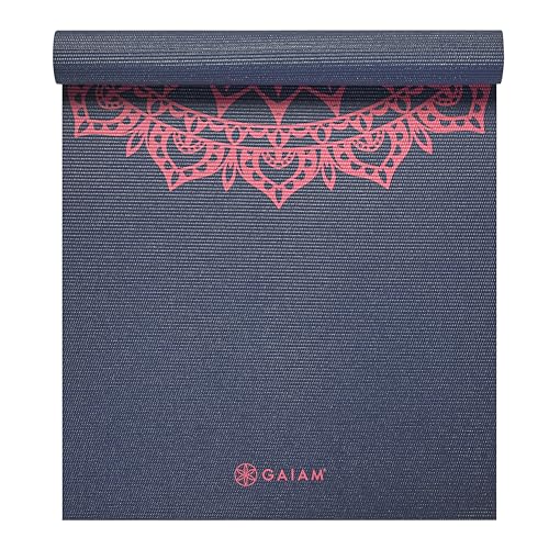 Lightweight 4mm Pink Marrakesh Yoga Mat - Non-Slip Grip