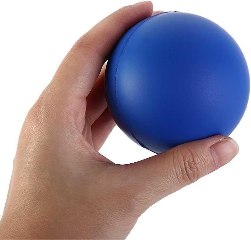 Hand Exercise Grip Ball - Finger Strengthener & Wrist Trainer - Blue