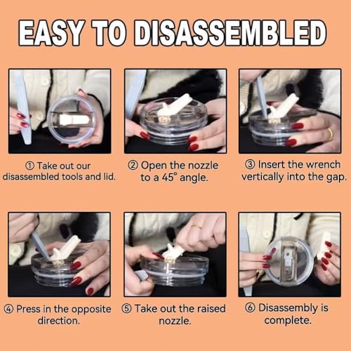 2 Pack 40 oz Tumbler Replacement Leak-Proof Flip Straw Lid