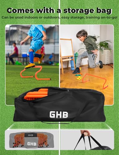 8" Speed Agility Hurdles - Lightweight Training Set (10 Pack)