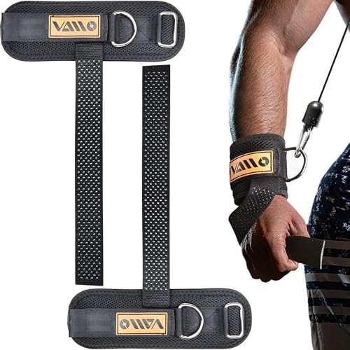 Adjustable Weight Lifting Straps with Non-Slip Design - 2 Pack