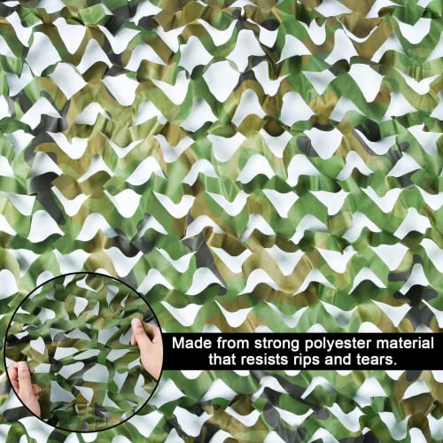 Camouflage Netting Bulk Roll - Woodland Camo, 1.5 x 2 m