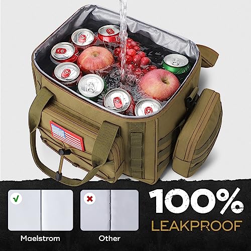Maelstrom 15L Tactical Lunch Box Khaki with Detachable MOLLE Bag