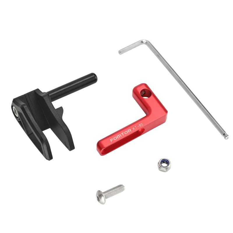FOMTOR Chain Guide Mountain Bike, Bicycle Direct Mount Chainring Guard MTB Road Bike Chain Protector 7075 T6 Alloy Aluminum for BMX, Fixie (Red)