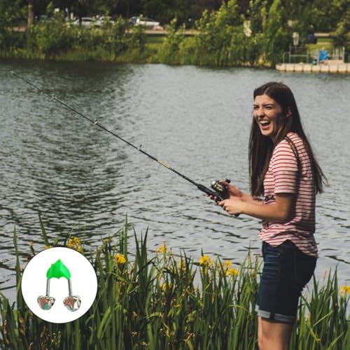 10-Pack Fishing Rod Alarm Bells - Clip-On Double Bell Bite Alert
