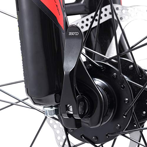 Bike Wheel Hub Quick Release Skewer Set for Road & MTB - Black, 1 Pair