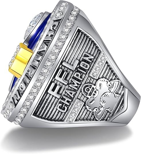 Fantasy Football Champion Ring 2025 with Gift Box - Premium Award