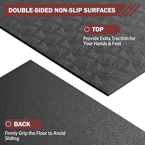 Extra Large Non-Slip Exercise Mat 7'x5' - Durable Workout Mat