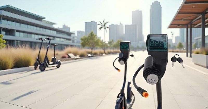 Alomejor Electric Scooter Handle Switch Lock,with Display Screen and 2 Keys Scooter Lock Replacement ABS Material for Urban Commuters Daily Riders Travel Enthusiasts