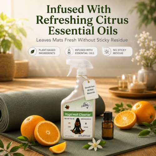 Yoga Mat Cleaner Spray - 1 Quart, USDA Certified Biobased